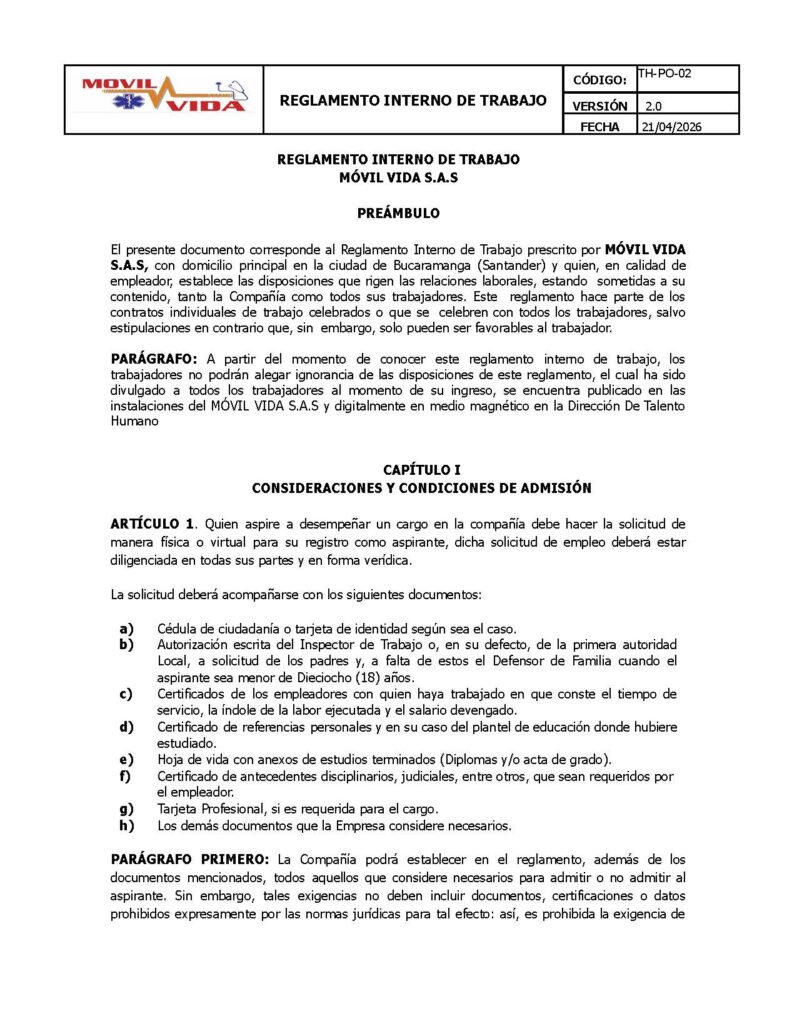 th po 02 reglamento interno de trabajo página 01